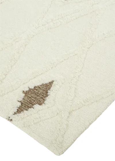 Anica 8008F Ivory/Taupe/Brown 4' x 6' Rug