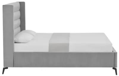 Inspired Home Ames Velvet Platform Bed