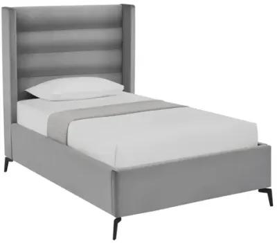 Inspired Home Ames Velvet Platform Bed