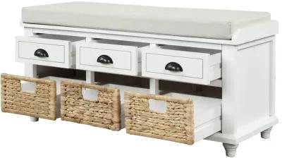 Merax Rustic Storage Bench