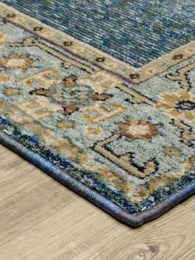 Andorra 1'10" x 3'2" Blue Rug