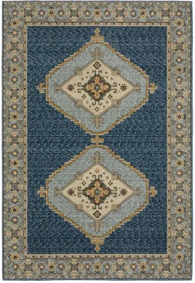 Andorra 1'10" x 3'2" Blue Rug