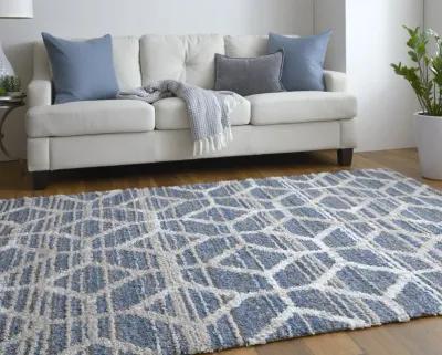 Mynka 39ICF Blue/Ivory 10' x 14' Rug