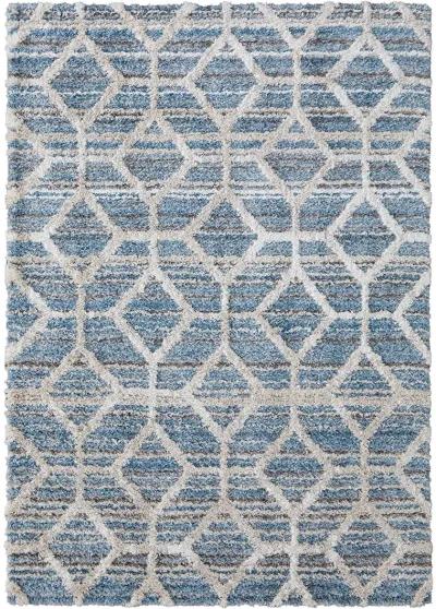 Mynka 39ICF Blue/Ivory 10' x 14' Rug