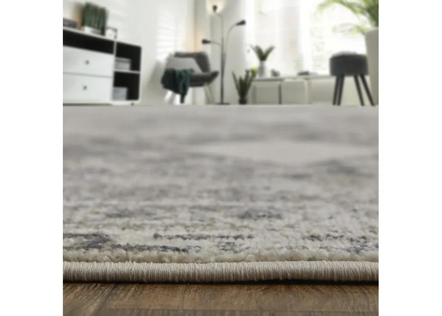 Kano 39LJF Ivory/Taupe/Gray 2'7" x 8' Rug