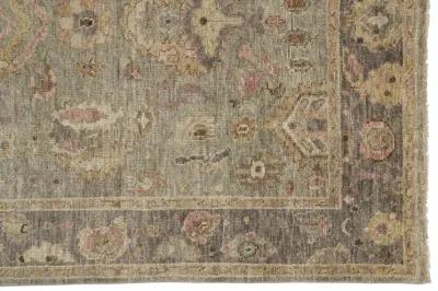 Carrington 6504F Gray/Gold/Pink 2' x 3' Rug