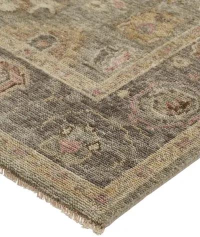 Carrington 6504F Gray/Gold/Pink 2' x 3' Rug