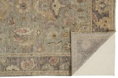 Carrington 6504F Gray/Gold/Pink 2' x 3' Rug