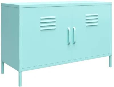 Cache 2 Door Wide Metal Locker Accent Storage Cabinet