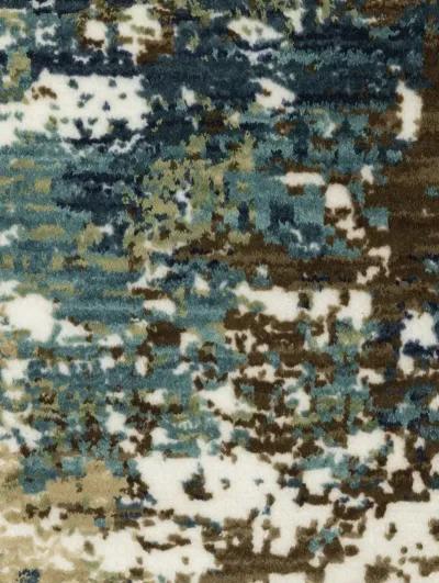 Reed 2'3" x 7'6" Blue Rug