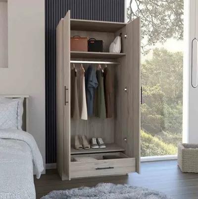 180 Armoire Beery, Bedroom, Light Gray