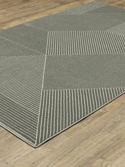 Raylan 9'10" x 12'10" Grey Rug