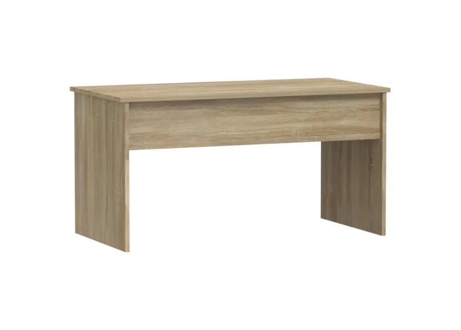 vidaXL Coffee Table Sonoma Oak 40.2"x19.9"x20.7" Engineered Wood