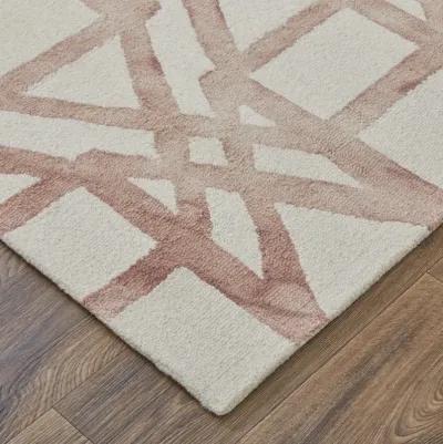 Lorrain 8571F Ivory/Pink/Tan 3'6" x 5'6" Rug