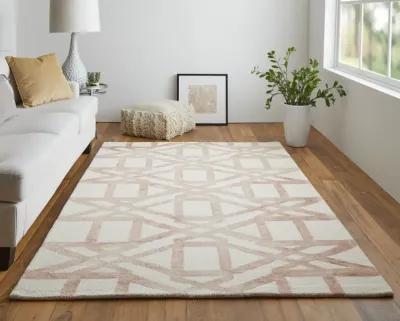 Lorrain 8571F Ivory/Pink/Tan 3'6" x 5'6" Rug