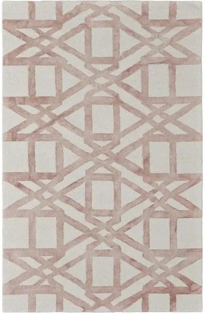 Lorrain 8571F Ivory/Pink/Tan 3'6" x 5'6" Rug