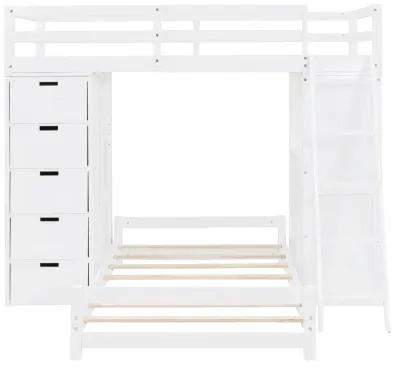 Merax Bunk Bed with LED Light