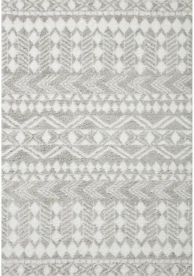 Bliss Grey/White 9'3" x 13' Rug