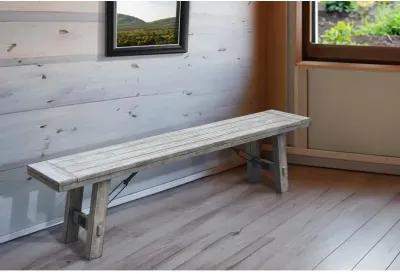 Sunny Designs Alpine Bench with Turnbuckle, Wood Seat