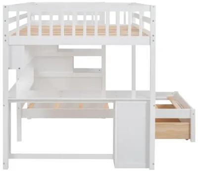 Merax Bunk Bed with Storage Staircase