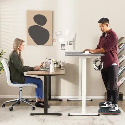 55 Inch Electric Height Adjustable Office Desk with Hook