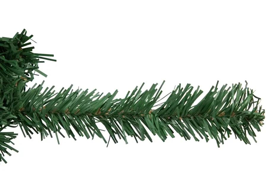 9' x 20" Green Artificial Pine Christmas Garland  Unlit