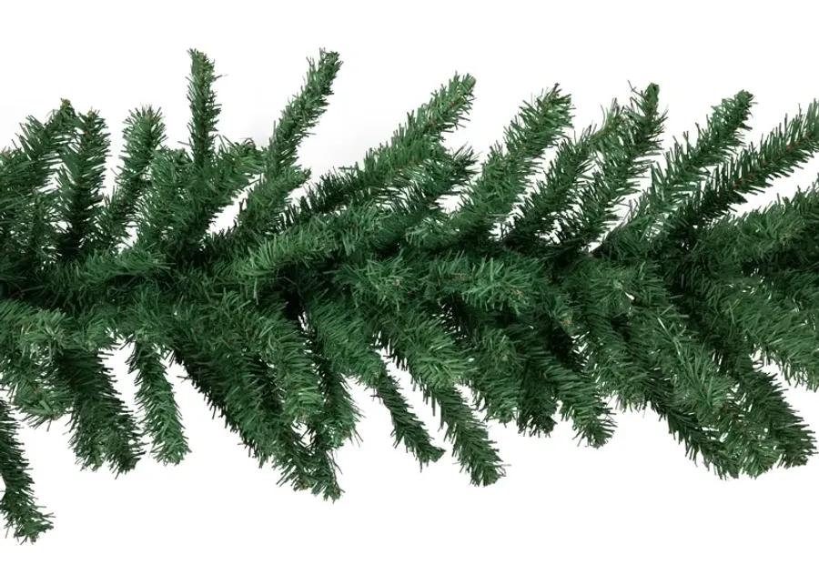 9' x 20" Green Artificial Pine Christmas Garland  Unlit