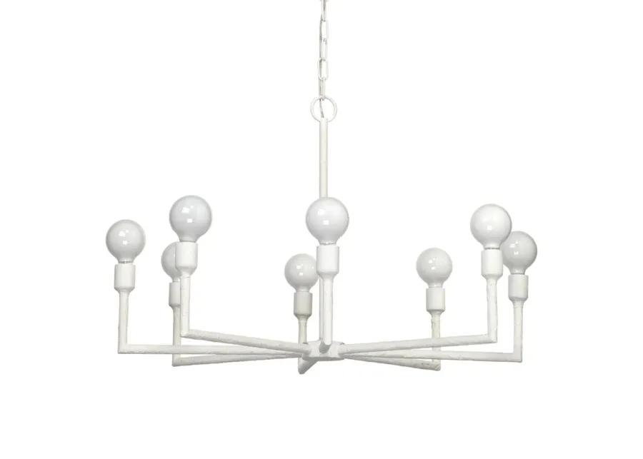 Park 8-Light Gesso Chandelier