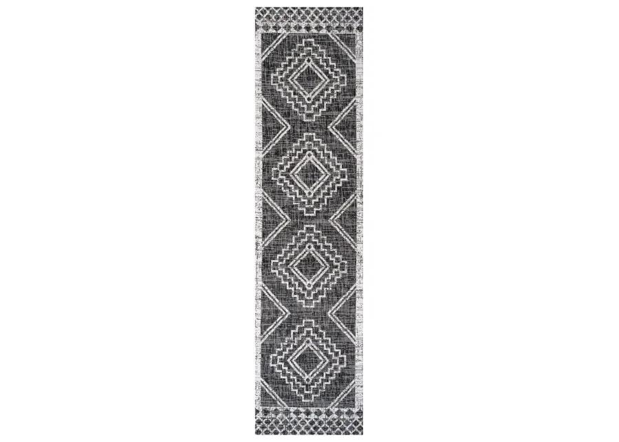 Marokko Diamond Tribal Medallion Indoor/Outdoor Area Rug