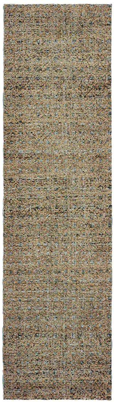 Atlas 2'6" x 12' Blue Rug