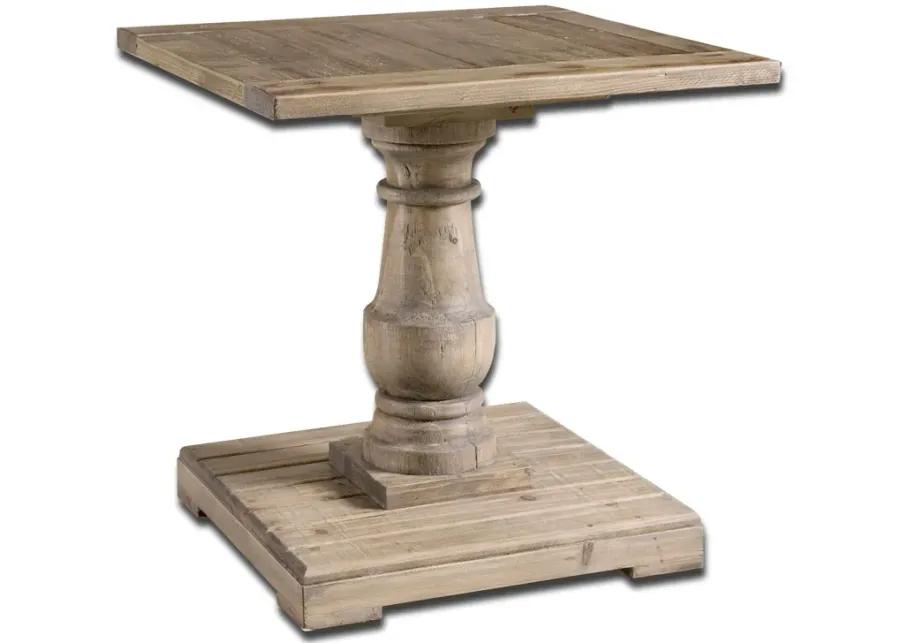 Uttermost Stratford Pedestal End Table