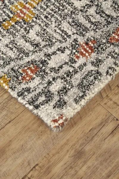 Arazad 8476F Gray/Ivory/Orange 3'6" x 5'6" Rug