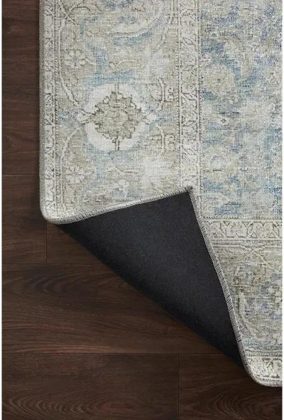 Wynter WYN10 Ocean/Silver 3'6" x 5'6" Rug