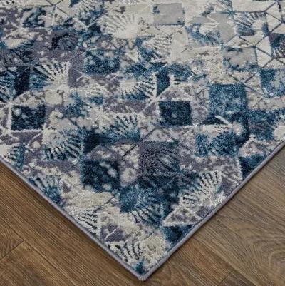 Indio 39H0F Blue/Ivory/Gray 9'2" X 12' Rug