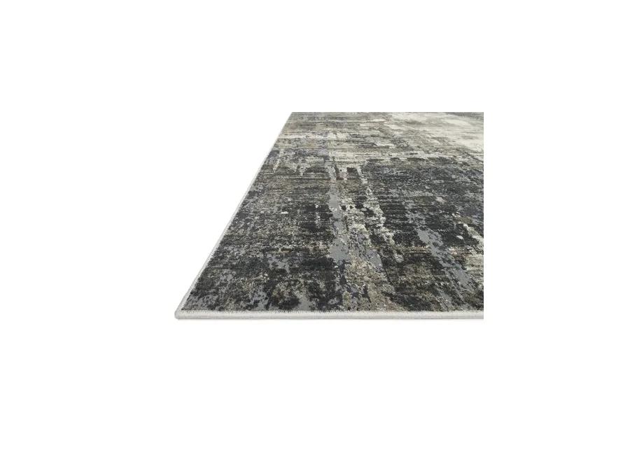 Cascade CAS03 Ivory/Charcoal 3'7" x 5'7" Rug