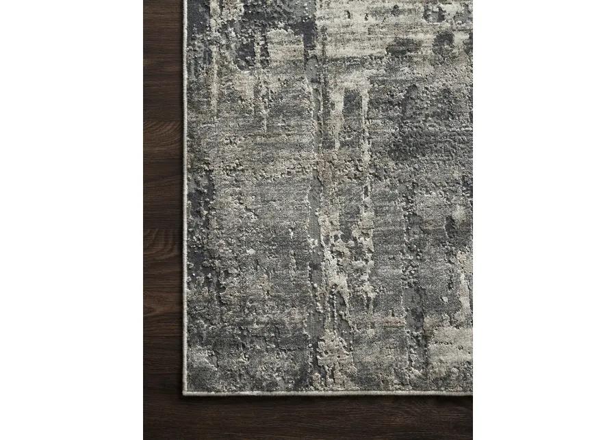 Cascade CAS03 Ivory/Charcoal 3'7" x 5'7" Rug