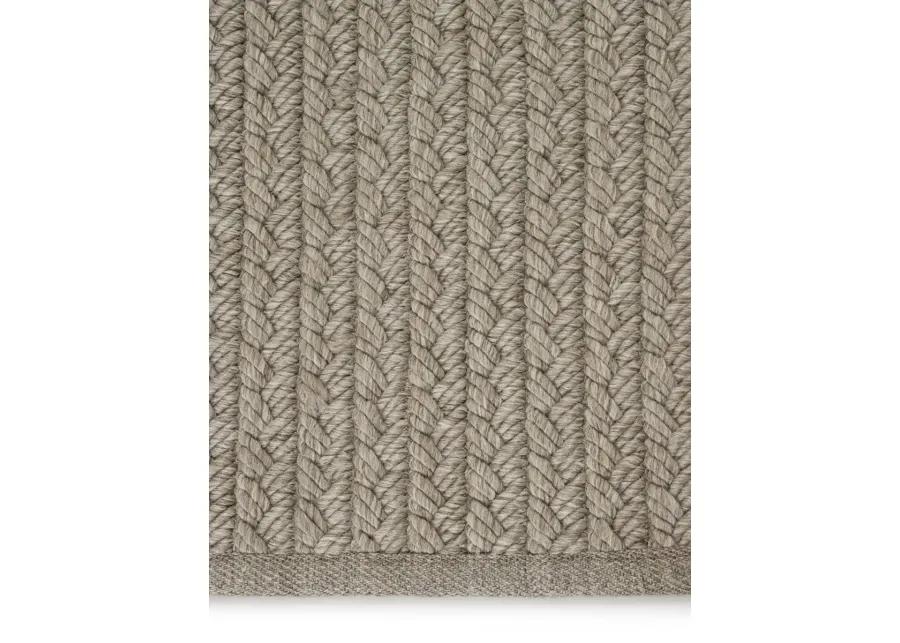 Nirvana Premium Iver Gray 7'6" x 9'6" Rug