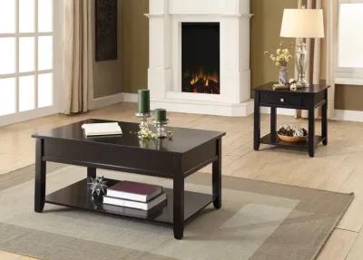 ACME Malachi Coffee Table w/Lift Top, Black