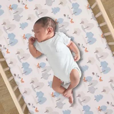 Bedtime Originals Sleepytime Bear Woodland 3-Pc Baby Nursery Crib Bedding Set