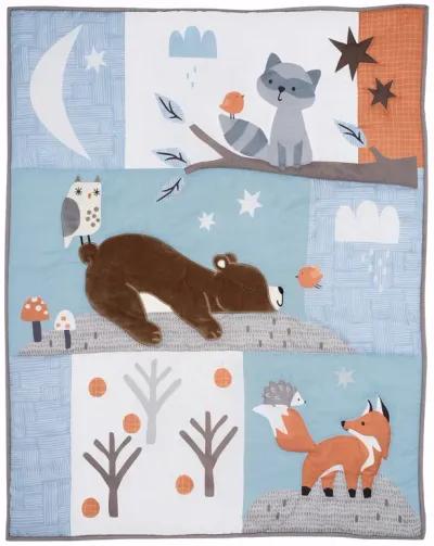 Bedtime Originals Sleepytime Bear Woodland 3-Pc Baby Nursery Crib Bedding Set