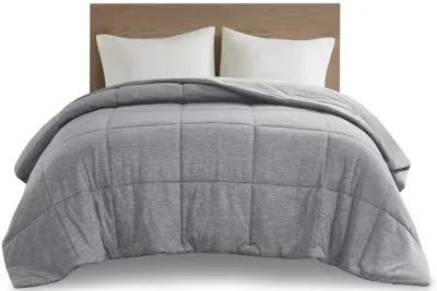 Gracie Mills Heathered Jersey Knit Down Alternative Comforter