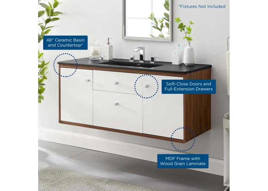 Transmit 48" Wall-Mount Bathroom Vanity