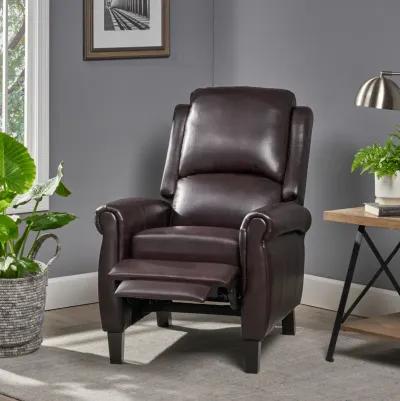 Merax Manual Pu Leather Recliner Chair