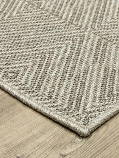 Caicos 7'10" x 10' Grey Rug