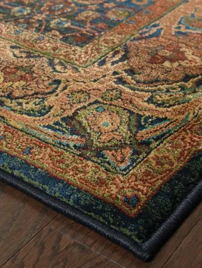 Kharma 7'10" x 11' Blue Rug