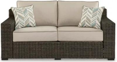 Coastline Bay Outdoor Loveseat with Cushion