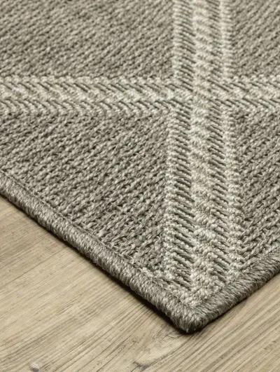 Caicos 5'3" x 7'3" Grey Rug