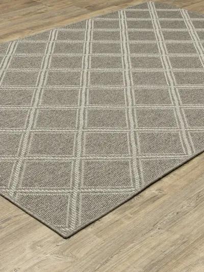 Caicos 5'3" x 7'3" Grey Rug