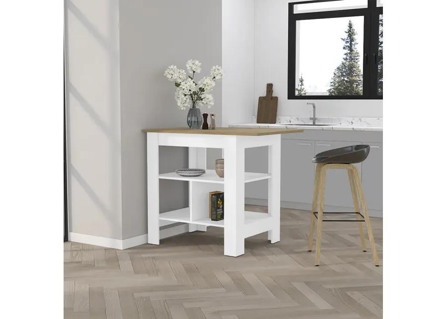 Kitchen Island Pompeya, Kitchen, White