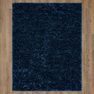 Billow Shag Billow Shag Blue 5' 3" X 8' Rug